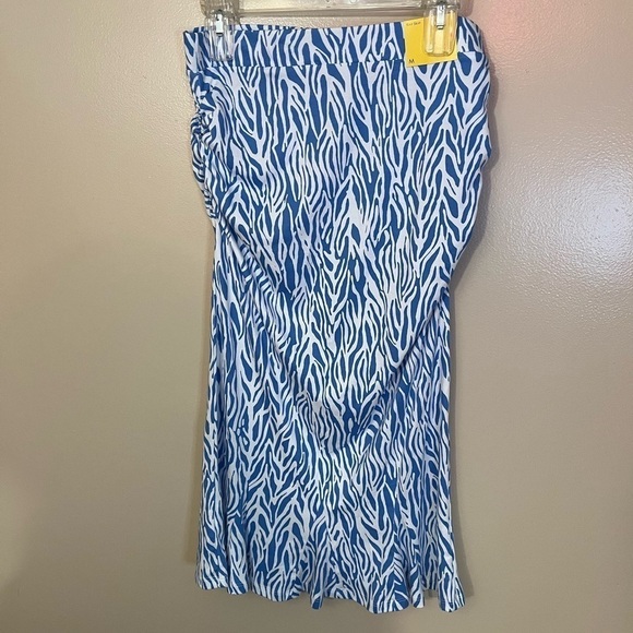 Diane Von Furstenberg Sea Twig Midi Mermaid Bottom Knit Skirt Sz M NWT - Picture 7 of 7